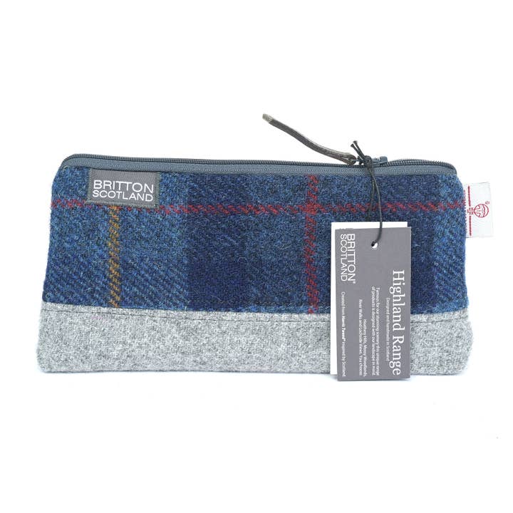 Amy Britton Harris Tweed Products - Wholesale Makeup/Cosmetic Bag - Highland Range Harris Tweed® Wash Bag3
