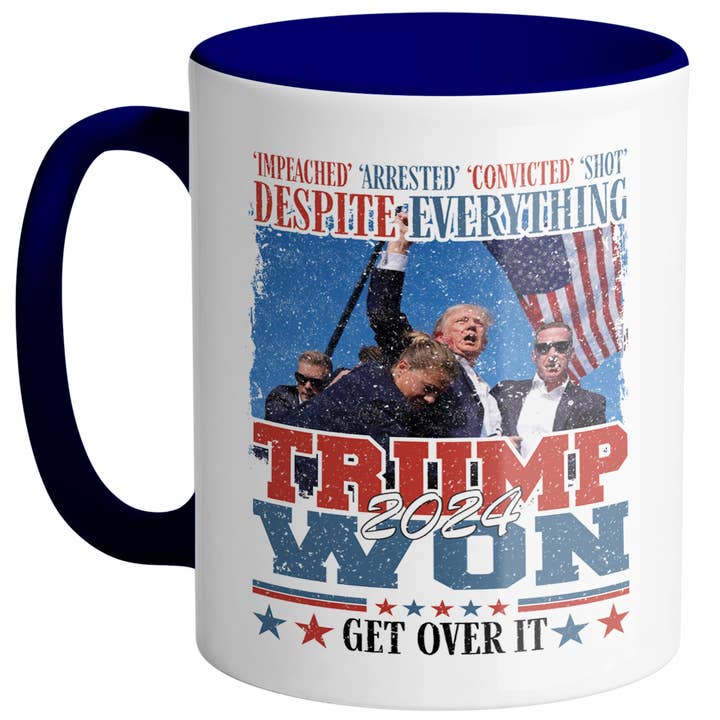 God And Glory Gifts - Wholesale Coffee Mug - Despite Everything Trump Won Ceramic Coffee Cup