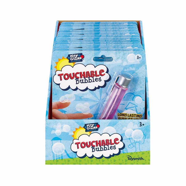 Toysmith - Wholesale Bubble Wand - Kids - Playground Classics Touchable Bubbles