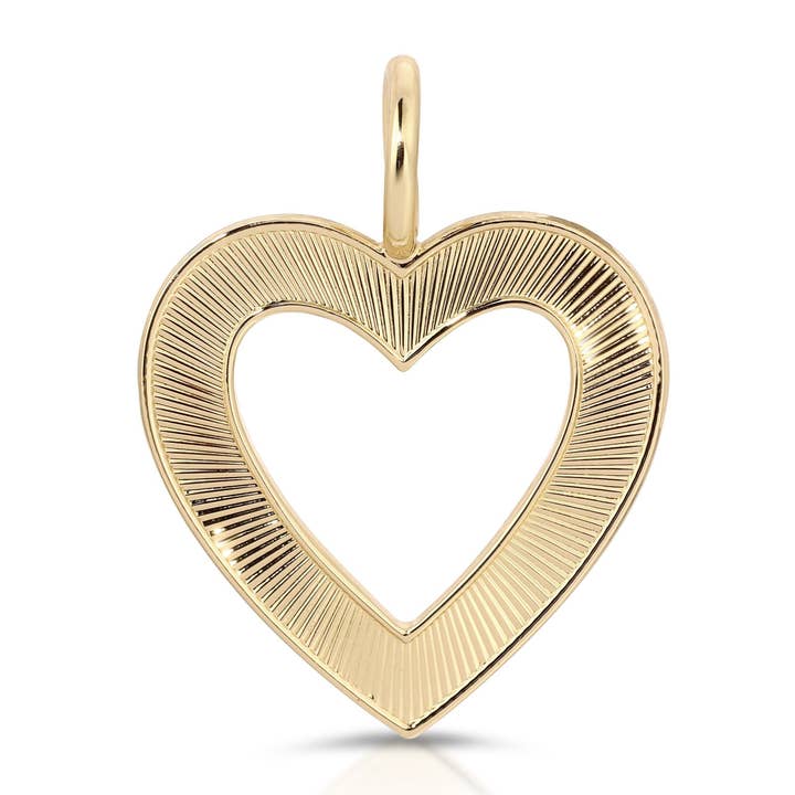 Hannah Open Heart Pendant for wholesale by Eklexic