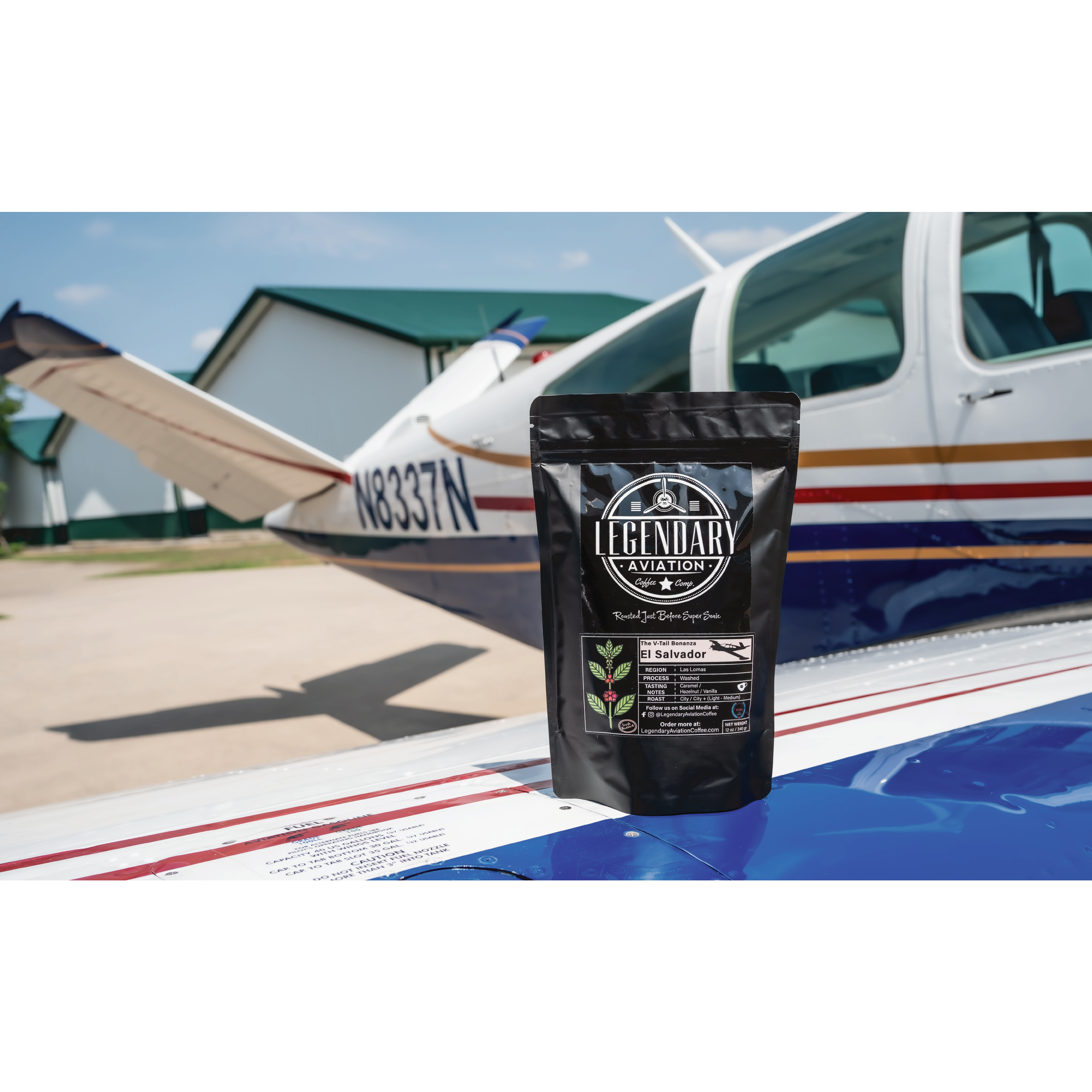 Legendary Aviation Coffee Company - Wholesale Coffee Beans - V-Tail Bonanza | El Salvador - Best Seller6