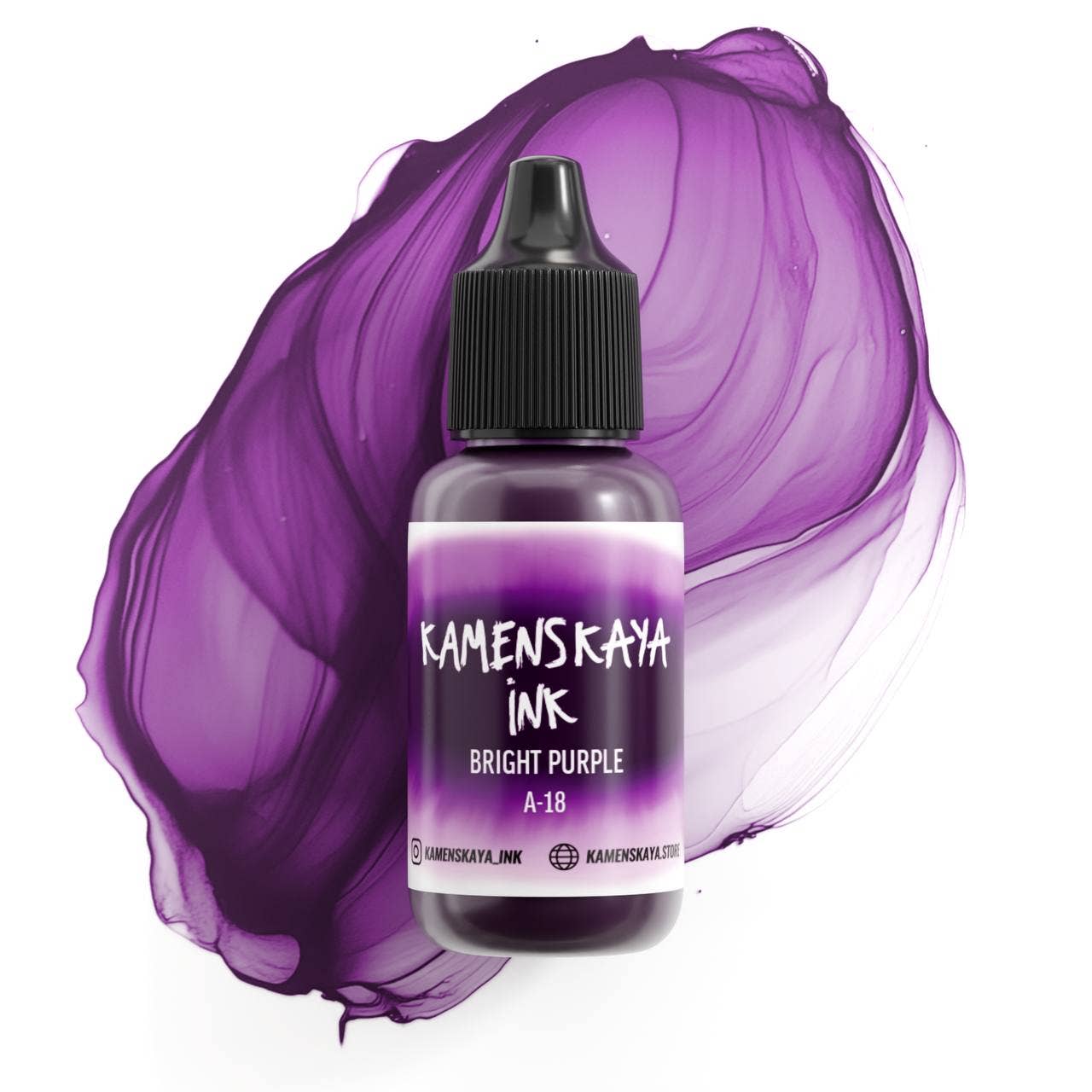 KAMENSKAYA - Wholesale Craft Supplies - Alcohol Ink A-18 'Bright purple'0