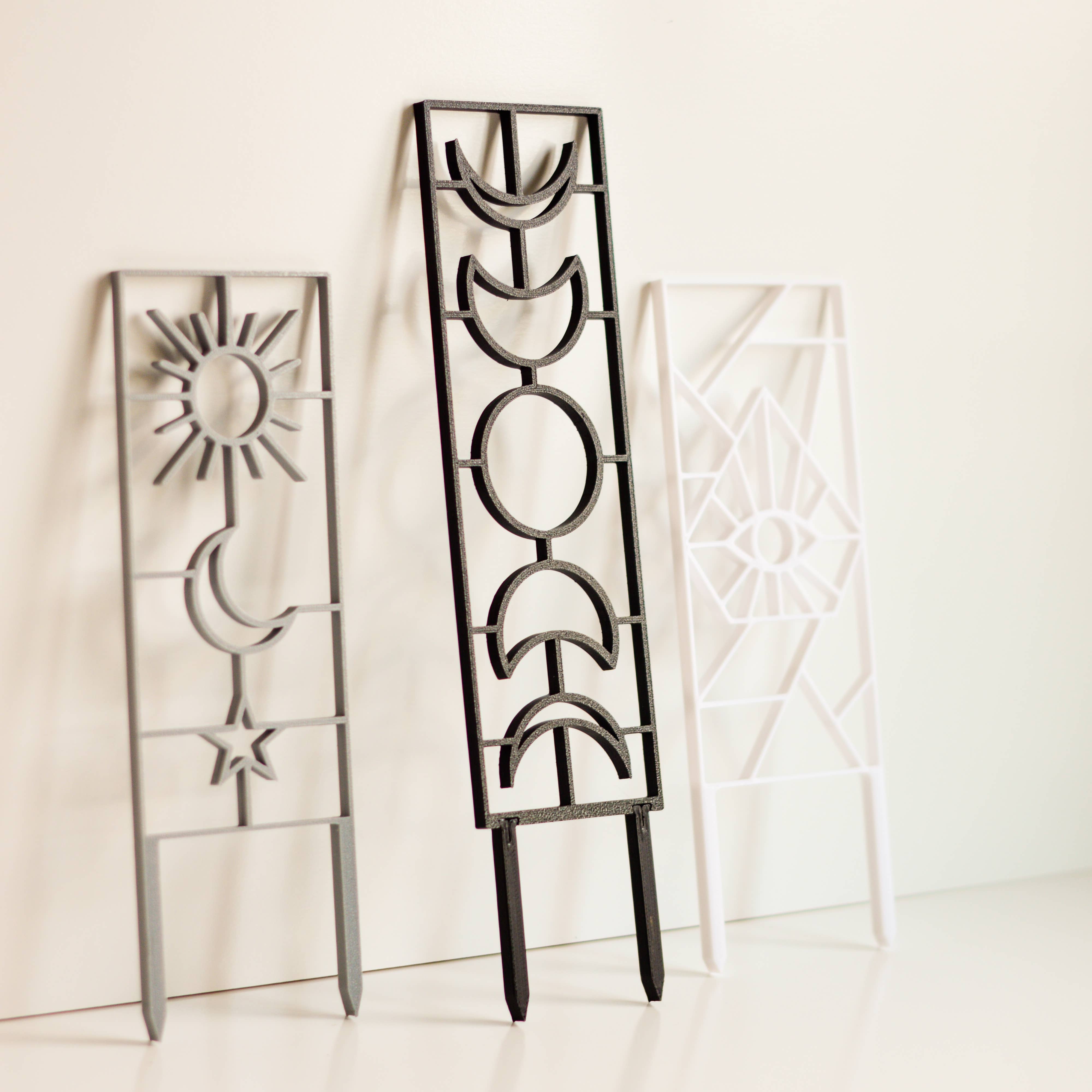 Pine & Sprout - Wholesale Trellis - Moon Phase Houseplant Trellis1