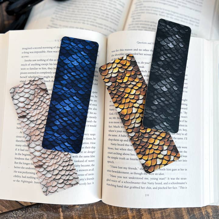 Little Turkey Shoppe - Wholesale Bookmark - Dragon Scale Bookmarks, Set 19