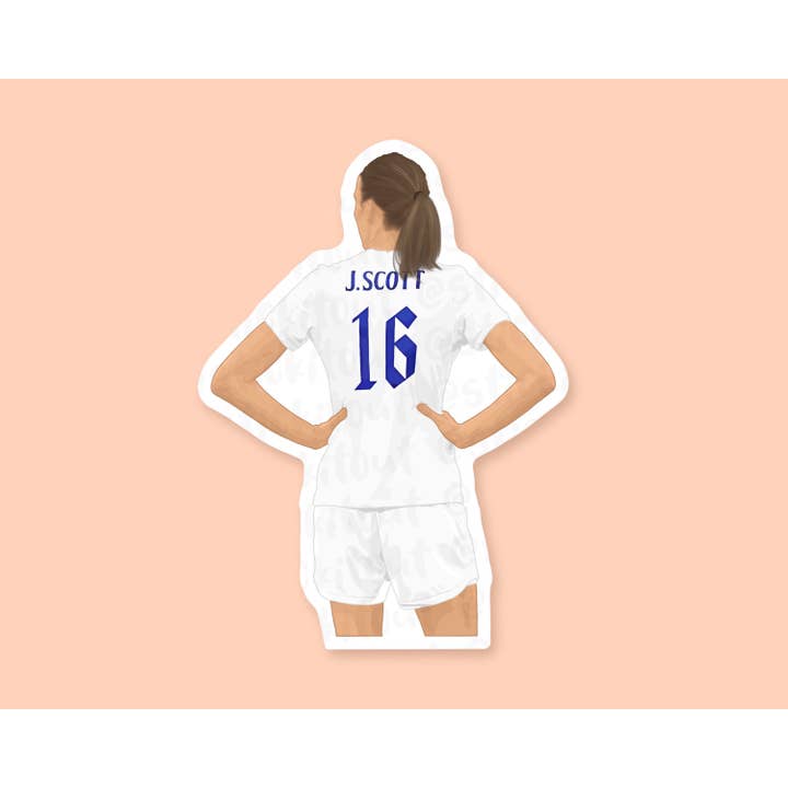 Vinylsticker met Jill Scott Lionesses voor wholesale door Stick It Out