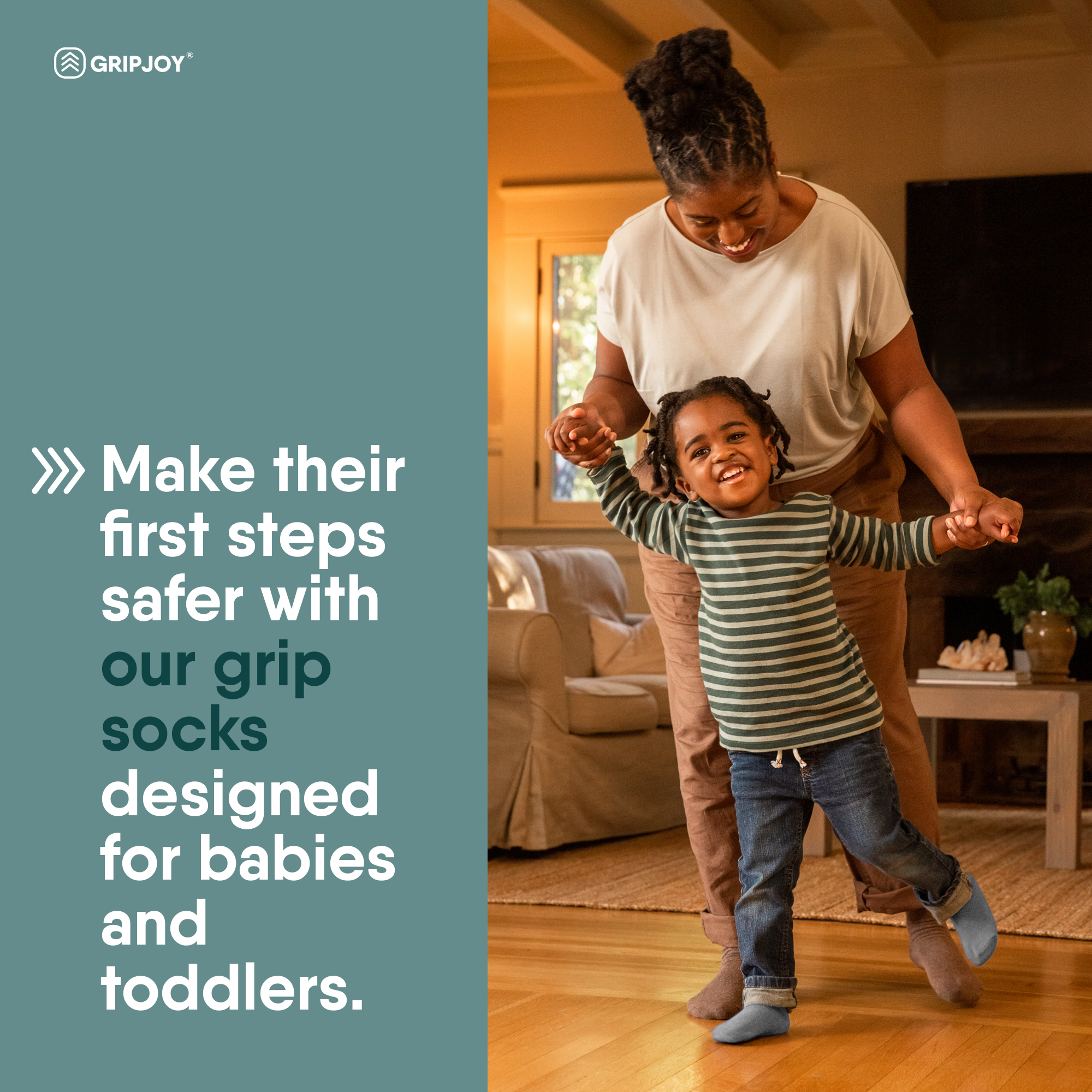 Gripjoy - Wholesale Socks - Kids & Baby - Green/Blue/Maroon Grip Socks for Toddlers & Kids - 4 pairs2