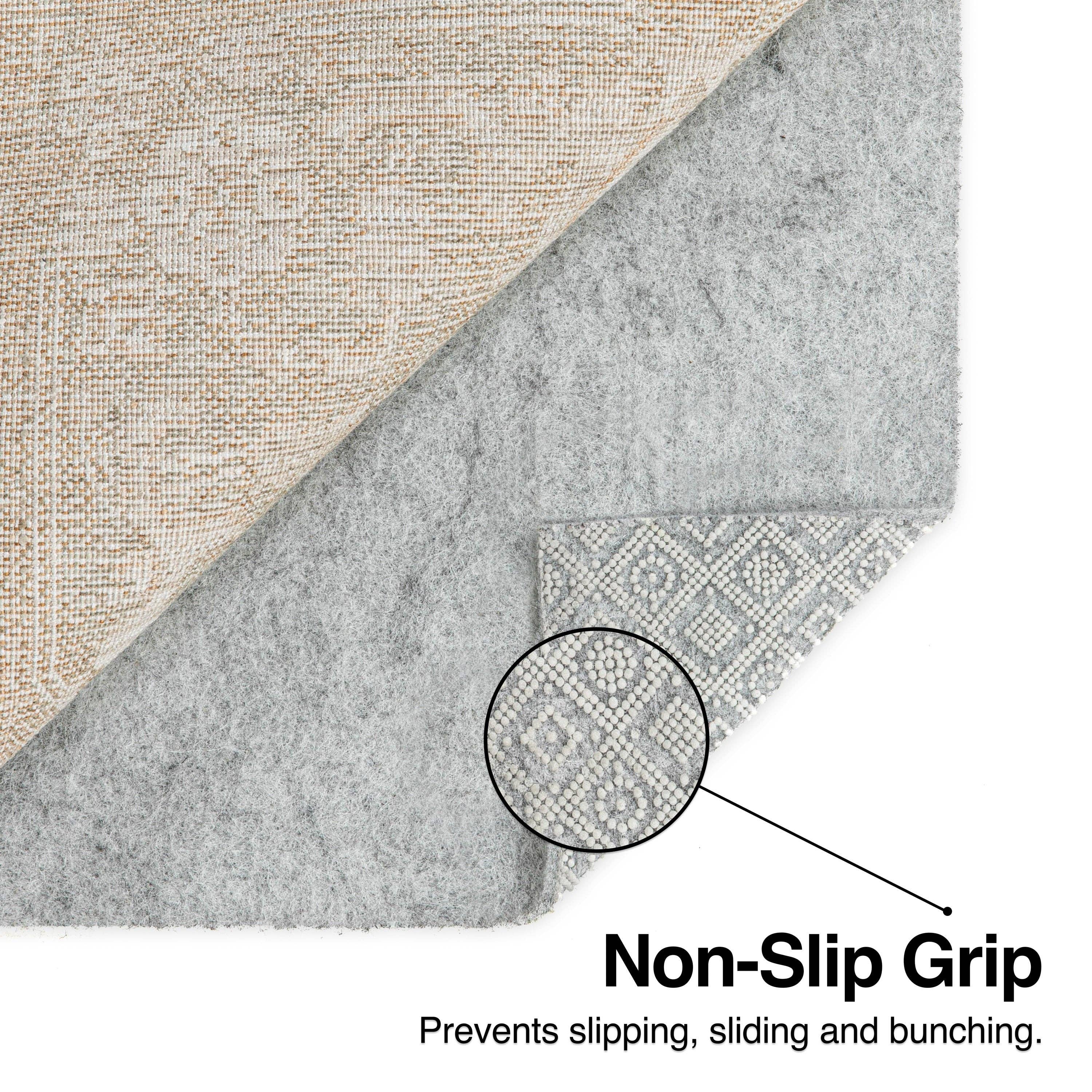 Well Woven - Wholesale Area Rug - Non-Slip Felt Rug Pad – Easy to Trim, Safe for Floors, 1/4"6