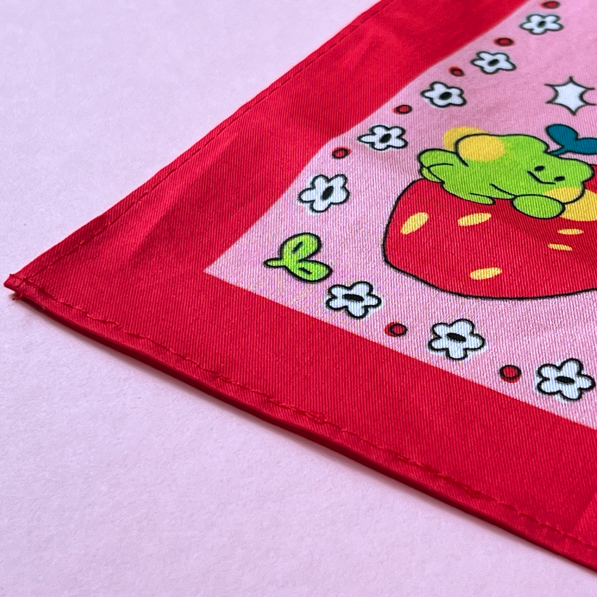 pogpals - Wholesale Bandana - Women's - Strawberry Froggy ✿ Bandana6