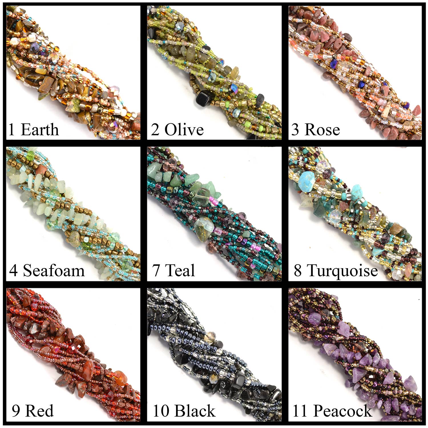 Lucia's Imports - Wholesale Beaded Bracelet - Small Rock Candy Magnetic Bracelet5