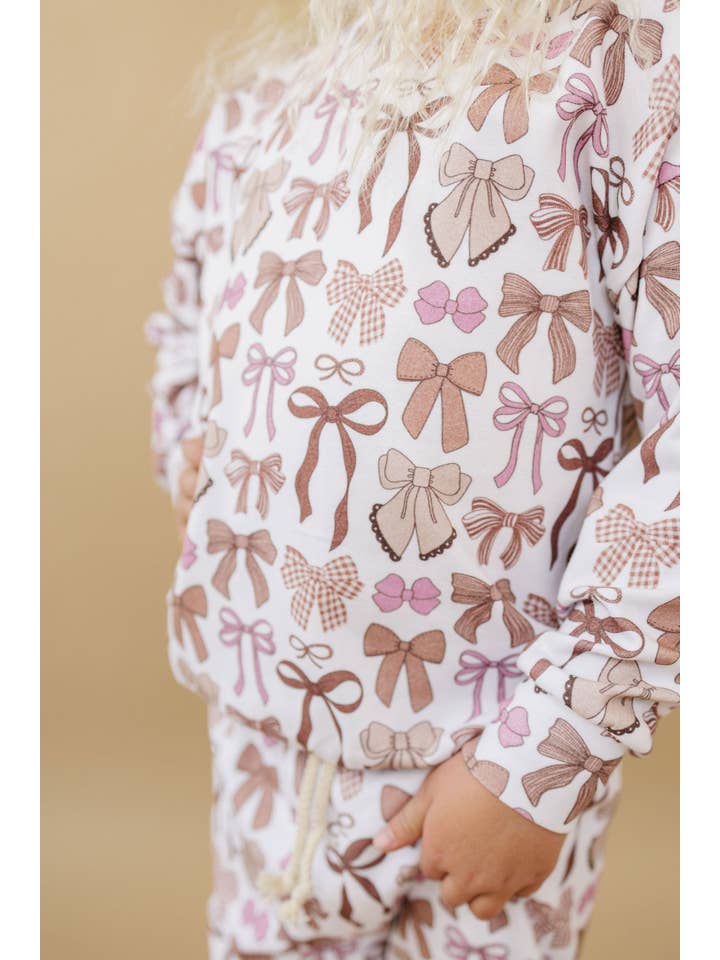 Lucky Panda Kids - Wholesale Top & Pant Set - Kids - Jogger Set | Mocha Bows17