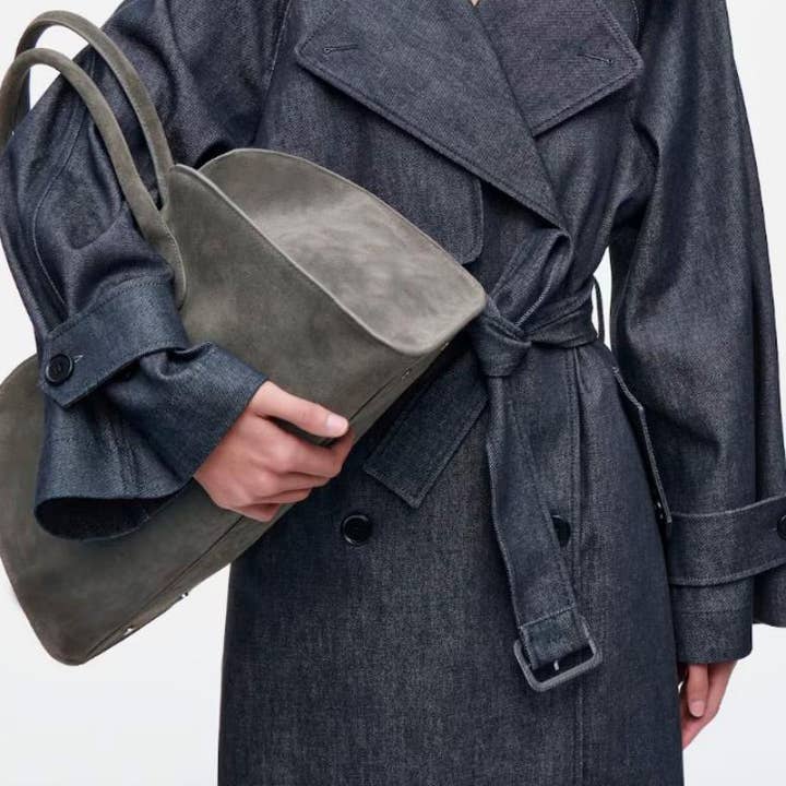 Chenson & Gorett - Wholesale Shoulder Bag - Women's - Italian Leather Shoulder Bag with Long Handles Promo 5789418