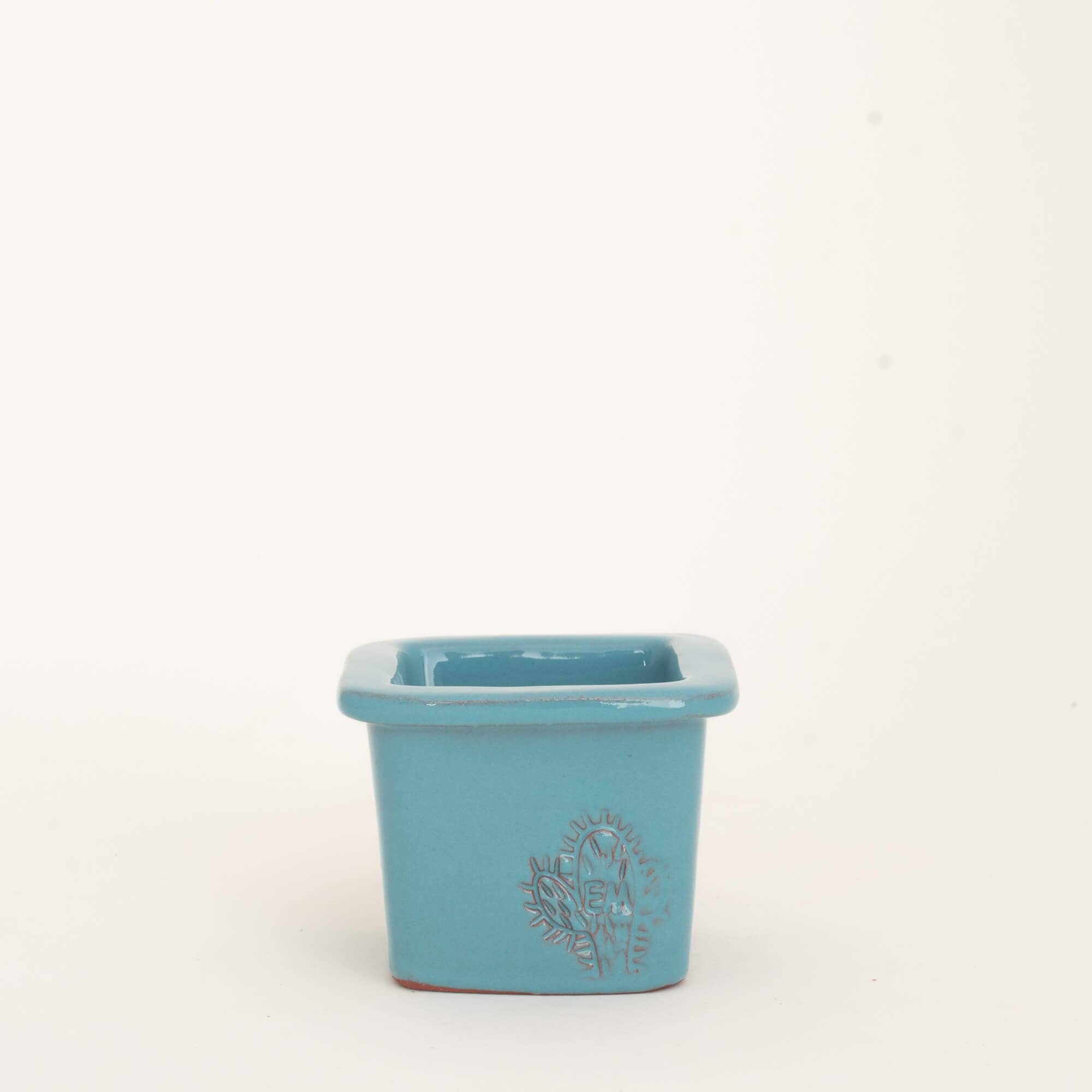 Vasos Quadrados by EM – Vaso de plantas por atacado – VASO QUADRADO MINI 6x6 - BRILHO5