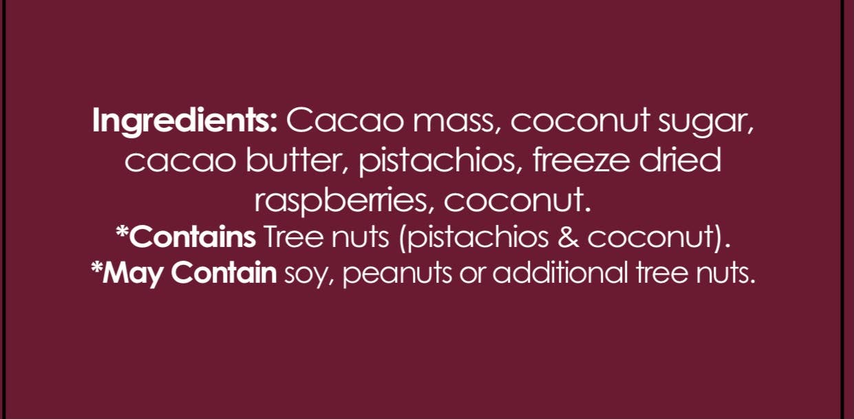 CELIA CHOCOLATIER - Wholesale Chocolate Bar - 70% Dark Chocolate | Raspberry, Pistachio, Coconut 7