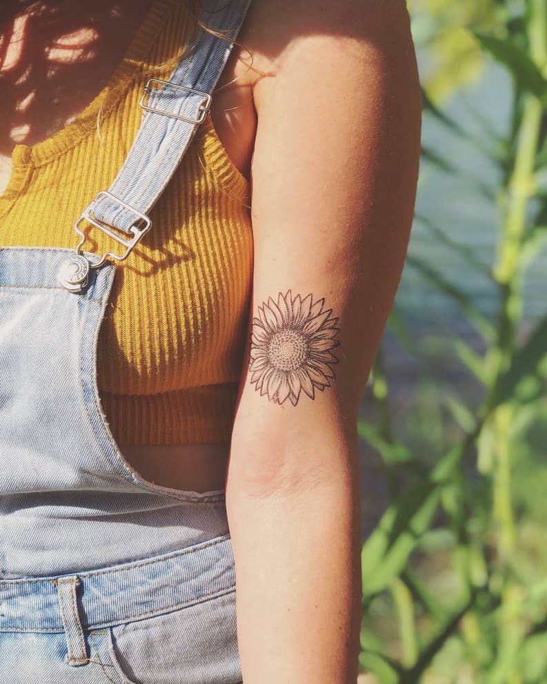 Sunflower Tattoos for Women - Ideas and Designs for Girls | Sunflower  tattoos, Tattoos, Tattoos for women