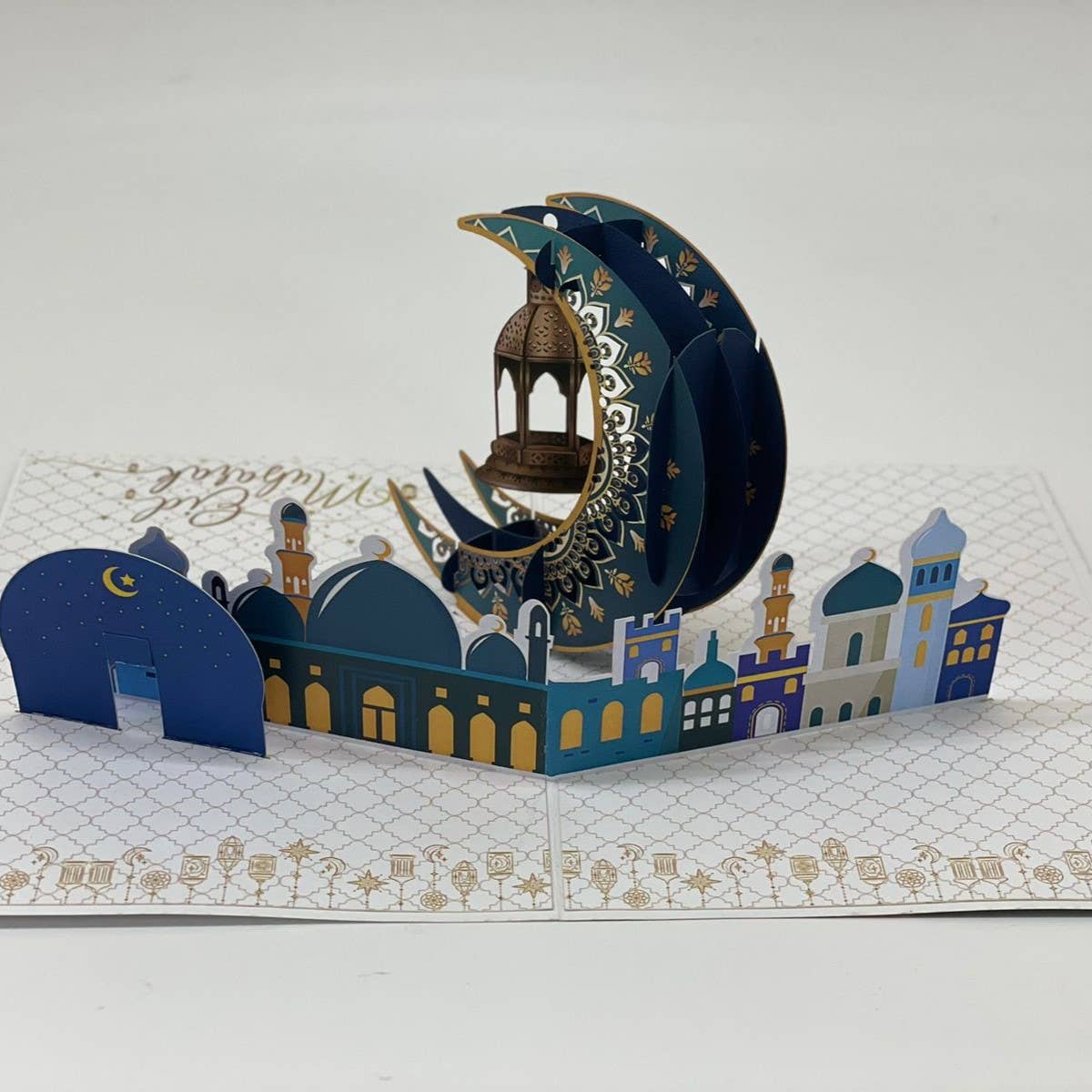 Cardstalked - Wholesale Eid & Ramadan Card - Cardstalked Stunning Pop-Up Eid Mubarak Greeting Card4