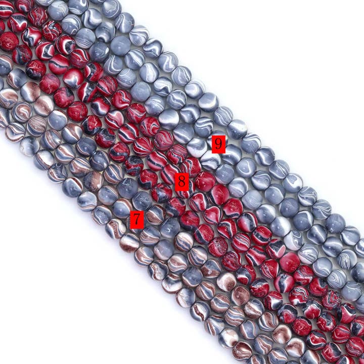 BestBeads&Beyond - Wholesale Beads - Colorful Hematite Round Smooth Beads, Sku#S1652