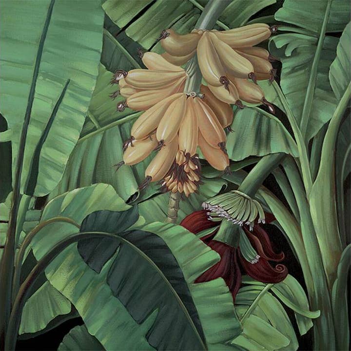 Imagem pintada à mão “O Banano 100x100" por atacado de AGAVE S.R.L.