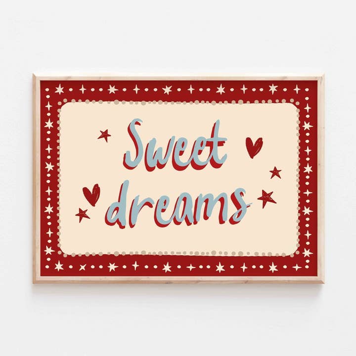 Sweet Dreams Art Print for wholesale by POSTERAMI