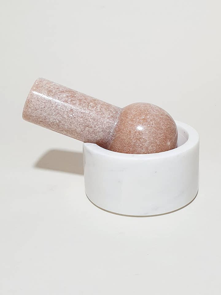 Marble Mortar and Pestle for wholesale by The Handicraft Street