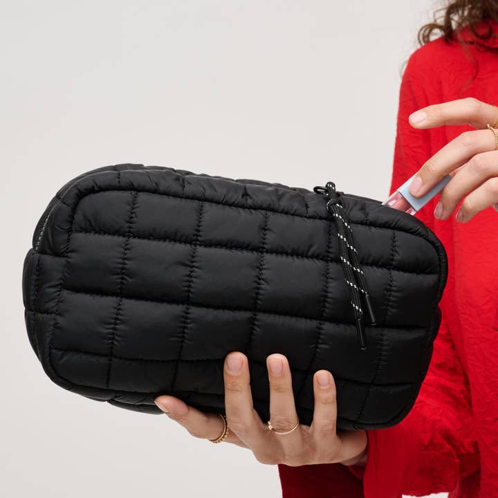 Urban Expressions - Wholesale Makeup/Cosmetic Bag - Cloud Nine - Quilted Puffer Nylon Cosmetic Pouch1