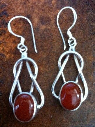 Sterling Dangle w/Stone E261 for wholesale by Ganesh Himal Trading