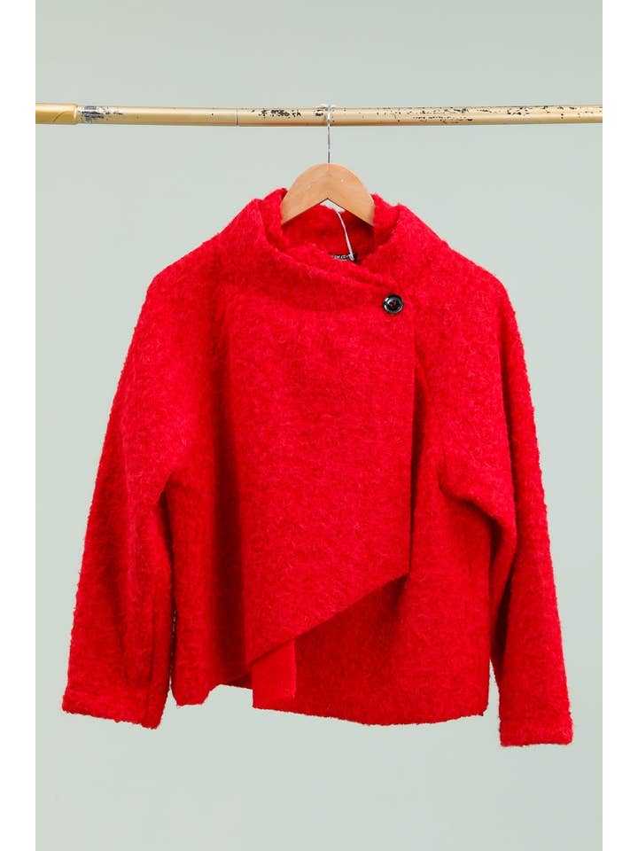 la maison des fibres naturelles - Wholesale Varsity/Baseball Jacket - Women's - kimono style jacket 09663 90% polyester 10% wool9