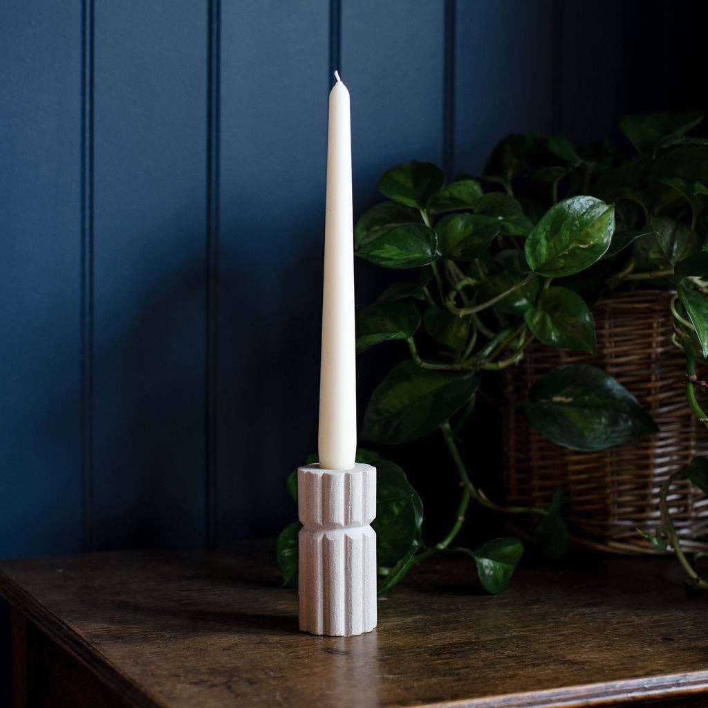 Arthur Cameron – wholesale Candle holder – Rock Ribbed Sandstone Candlestick Holder8