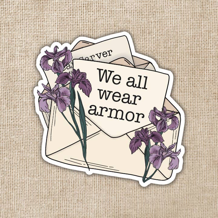 Wildly Enough - Wholesale Sticker - We All Wear Armor Sticker | Divine Rivals