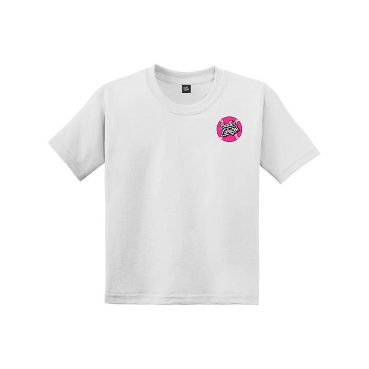 Baller Lifestyle - Wholesale Screen Printed T-Shirt - Kids - Doubles and Bubbles Youth Tee1