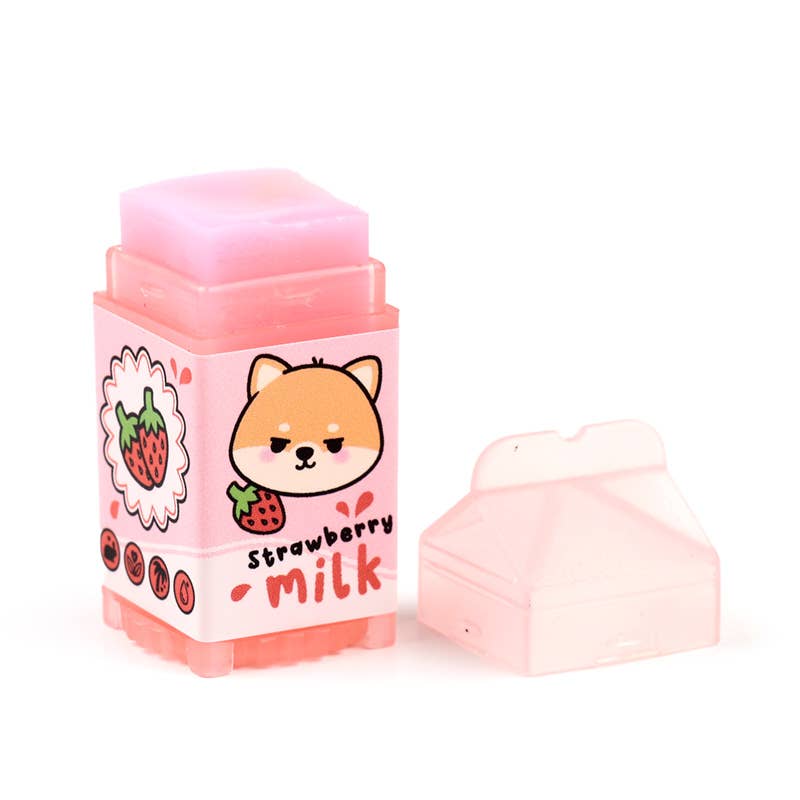 Puckator EU - Wholesale Lip Balm - Adoramals Lip Balm in a Milk Carton Shaped Holder4