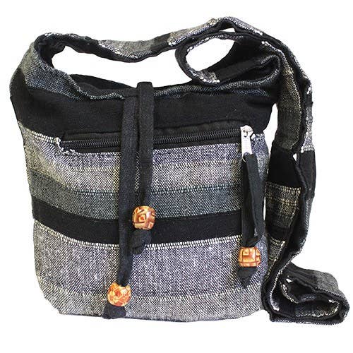 Ancient Wisdom - Wholesale Crossbody Bag - Women's - Nepal Sling Bag - Mountain Granite
