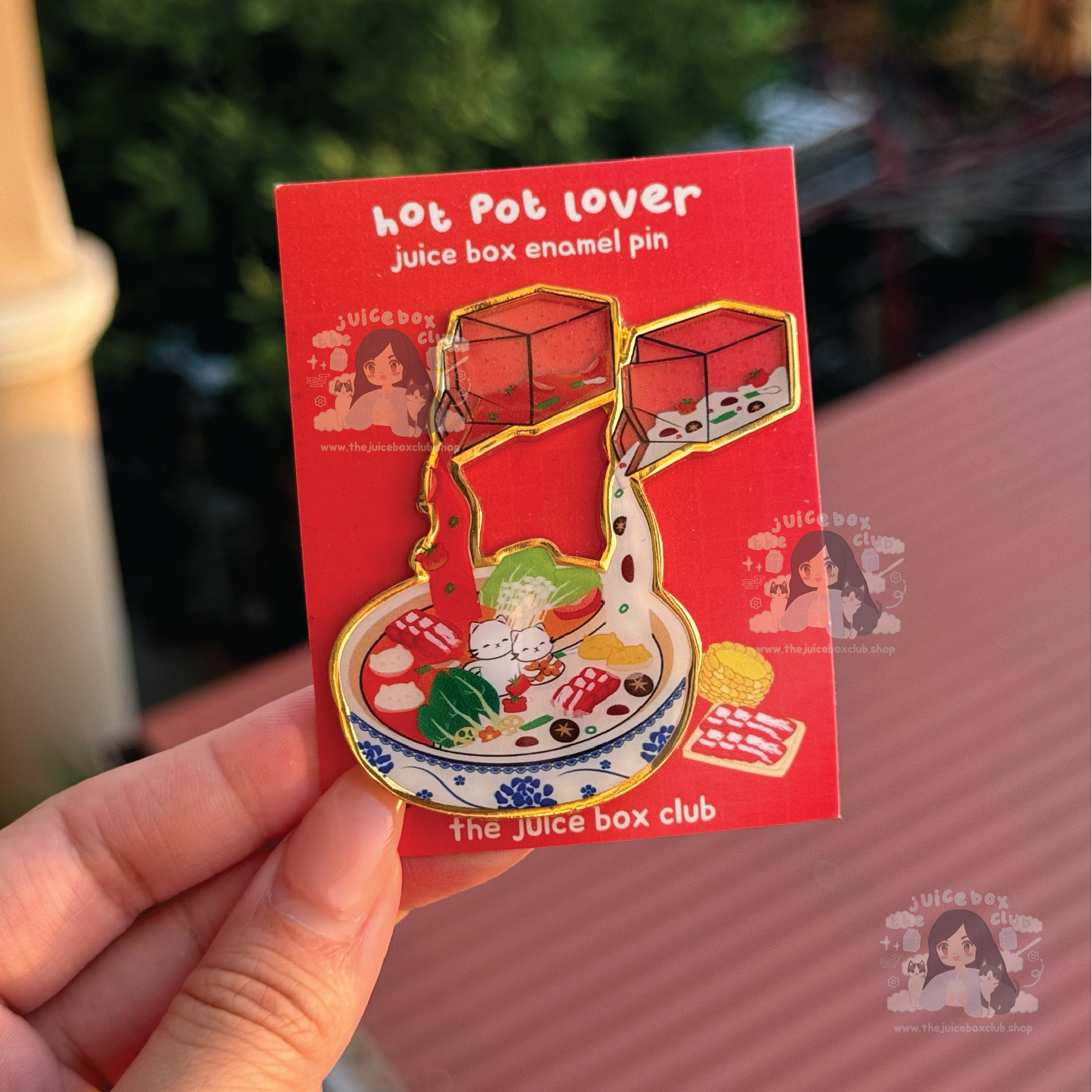 The Juice Box Club - Wholesale Lapel Pin/Button - Cute Juice Box Enamel Pins, Peachy, Quirky, Asian Inspired2