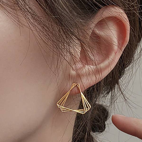 Accesorios para pendientes geométricos de color liso para venta al por mayor de UZ Wholesale Store