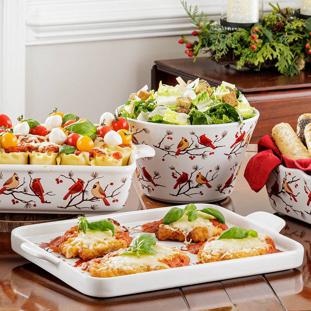 Temp-tations - Wholesale Platter - Temp-tations Stoneware 13x9 Platter - 5 designs12