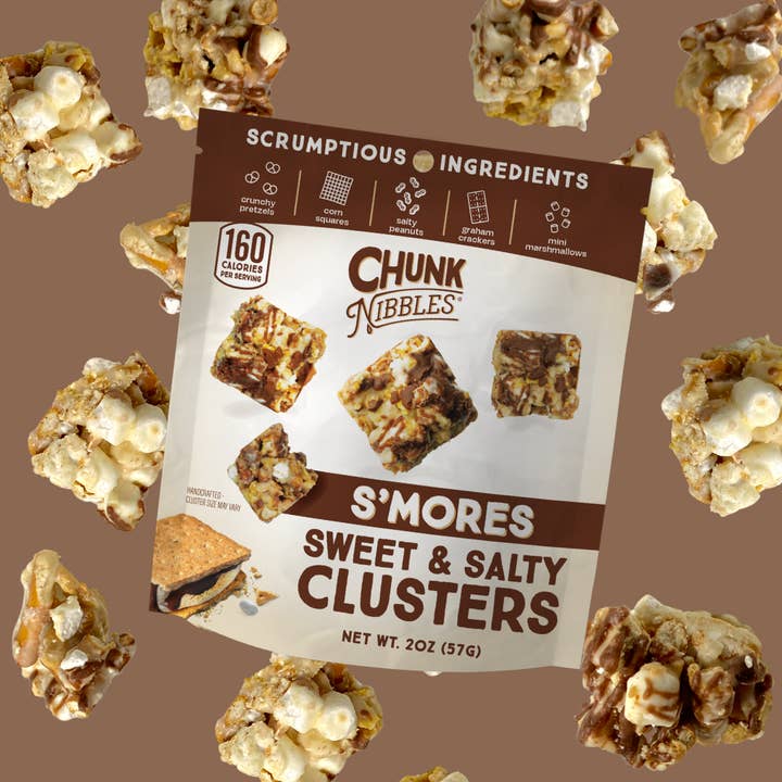 Chunk Nibbles - Wholesale Snack Bar - S'mores Chunk Nibbles Snack Pack