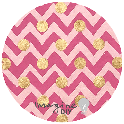 Imaginediy – wholesale Craft supplies – Razzle Dazzle in Pink and Gold (Recycled Cotton Paper)0