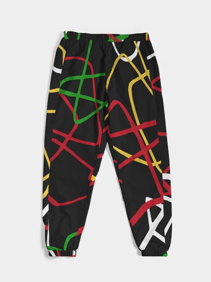 Guyanese Swag Ice Gold Green Men's Track Pants for wholesale by Guyanese Swag