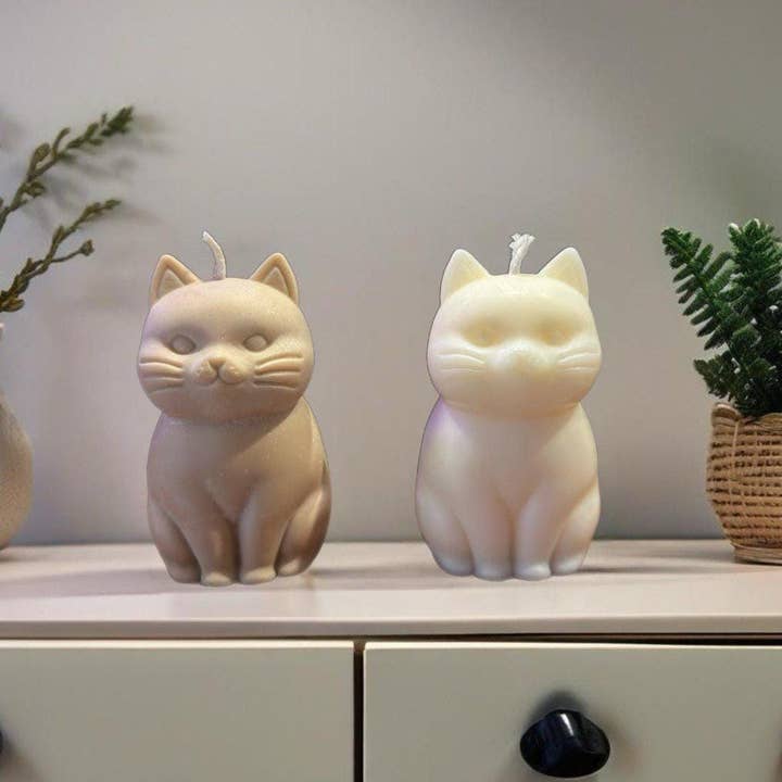 Bougie Parfumée pour Amoureux des Chats - Cadeau de Naissance & Commémoration pour la vente par Karly’s Candles