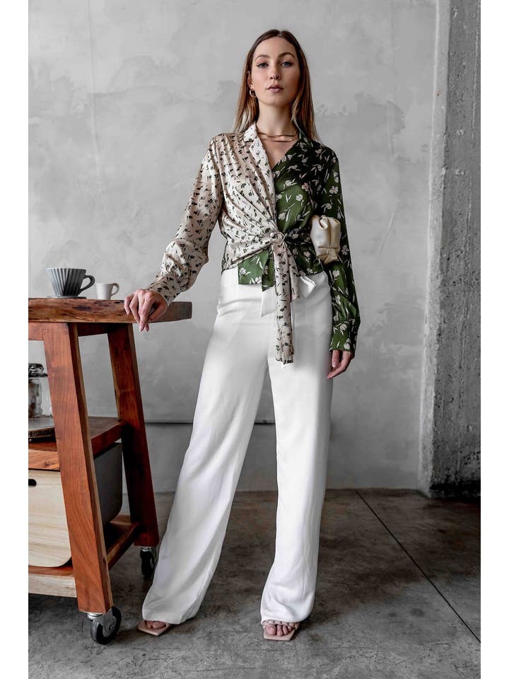 KAYAN.L - Wholesale Pants - Women's - Off White East Hampton Pants