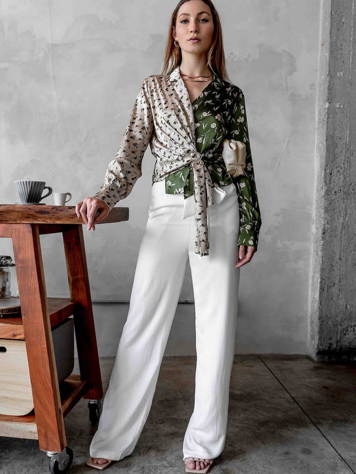 Off-White East Hampton Byxor för wholesale av KTNN Studio Inc.