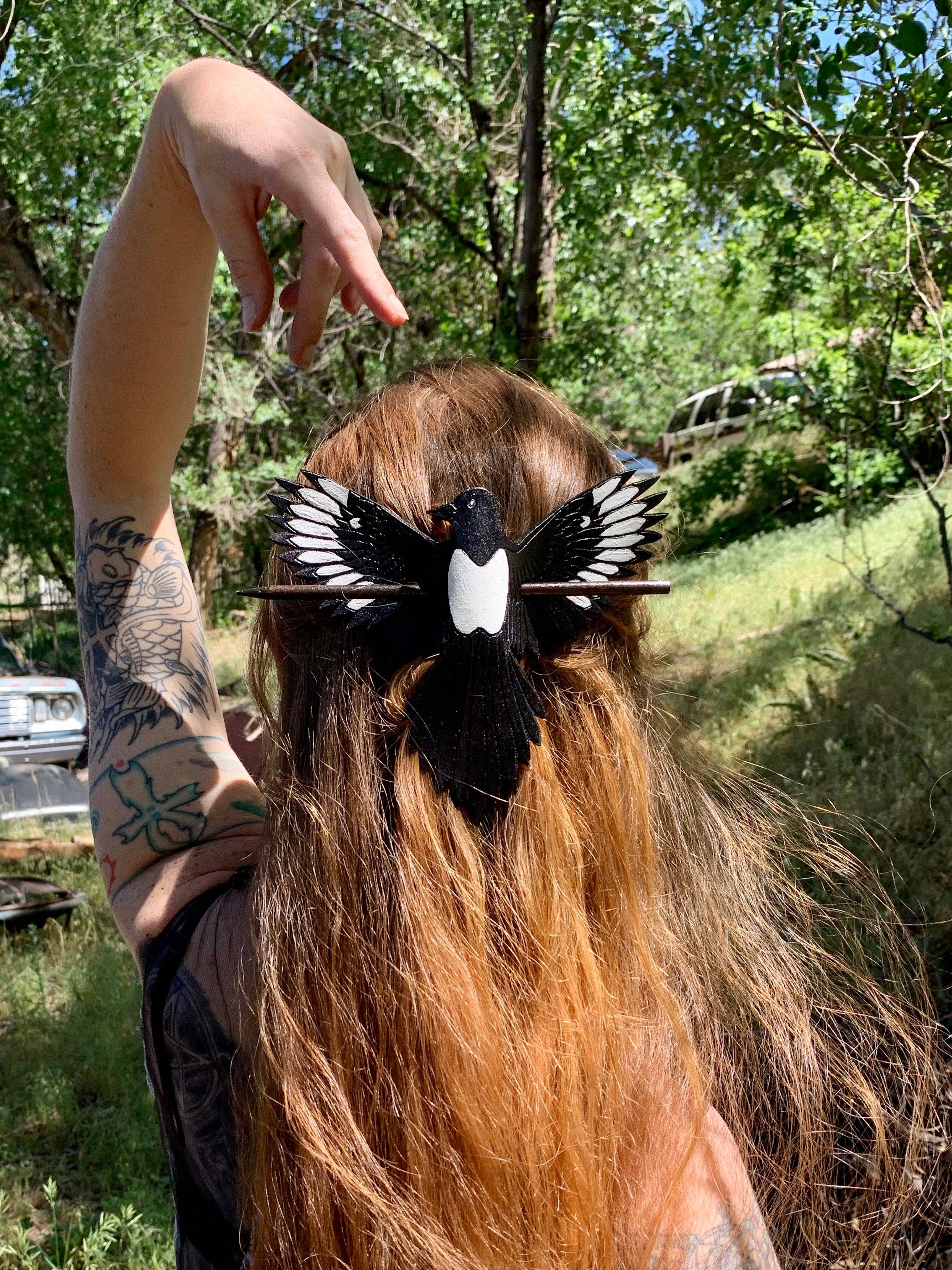 Hart & Horn - Vendita all'ingrosso Fermaglio per capelli - Donna - Scivolo per capelli Magpie6