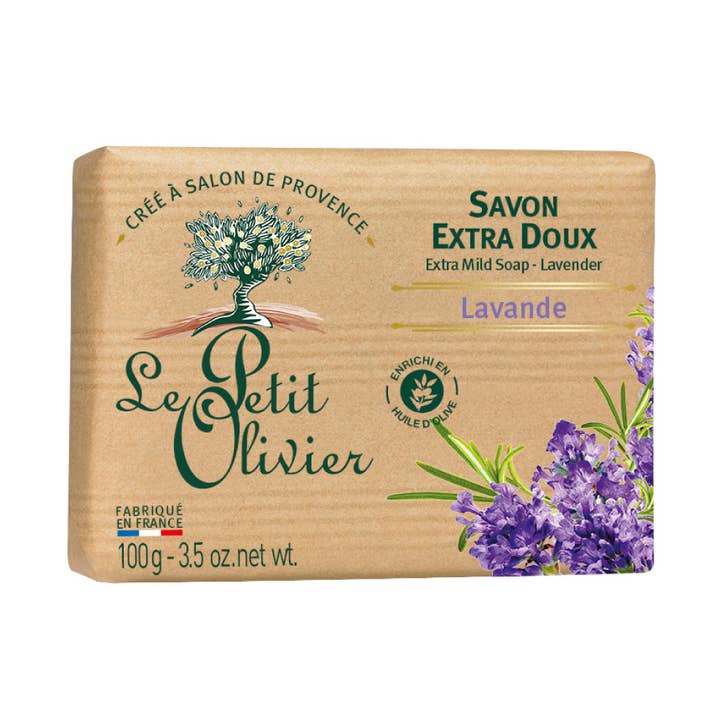 BIOCHALA - Wholesale Bar Soap - LE PETIT OLIVIER French soap Extra mild - Lavender 100g0
