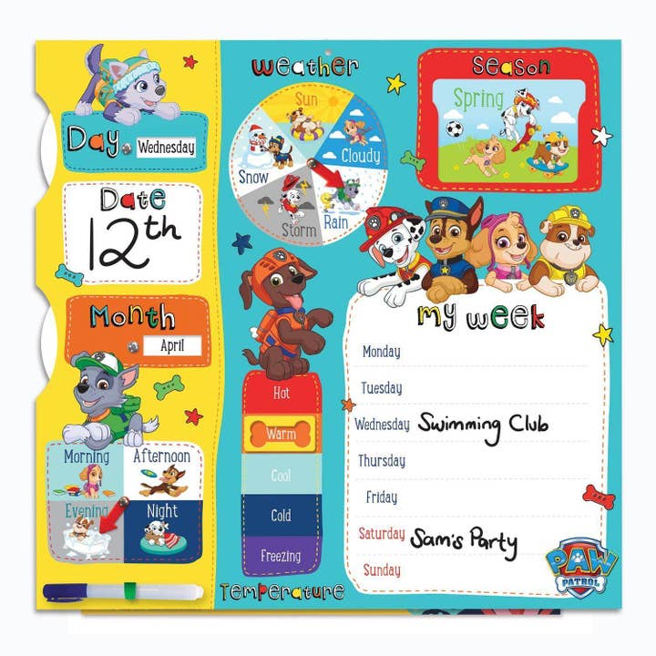 Paw Patrol My First Activity Calendar for wholesale by Danilo Promotions Ltd
