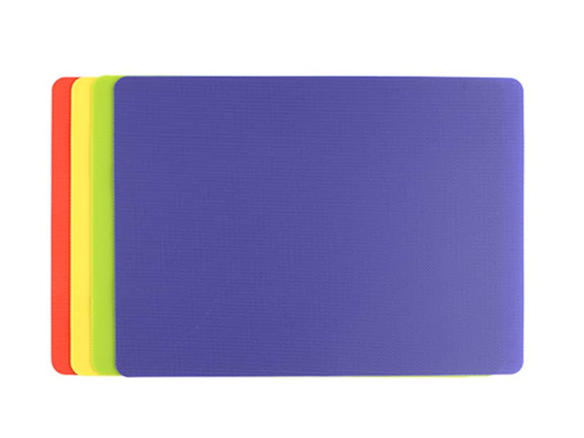 Dexas - Wholesale Cutting Board - Med & Large-4 Pack Heavy Duty Grippmat Set - Primary Colors0
