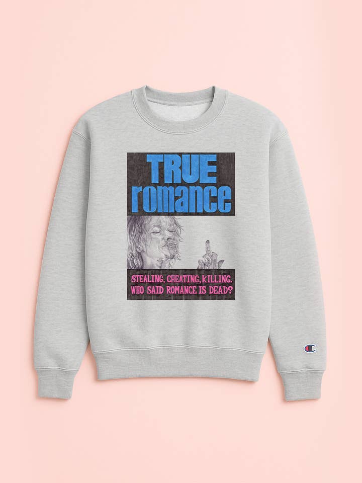 TRUE ROMANCE sweatshirt voor wholesale door Paper 8