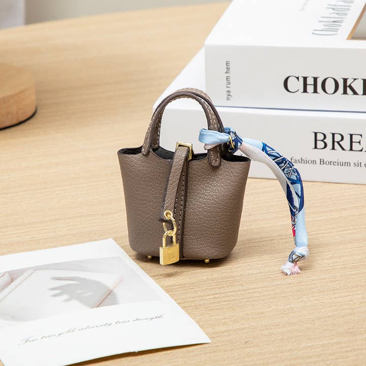 Little Trendy - Wholesale Keychain - Women's - Mini Bag Pendant Creative Leather designer Bag Pendant6