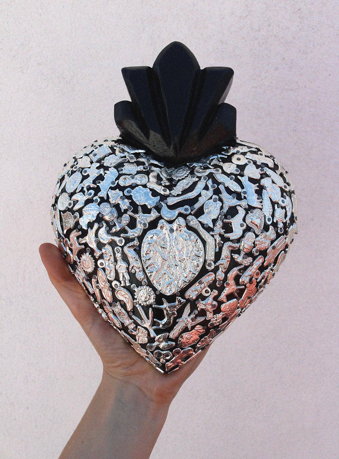 P.I. Project France - Wholesale Wall Accent - Sacred heart ex-voto - Mexican votive offering3