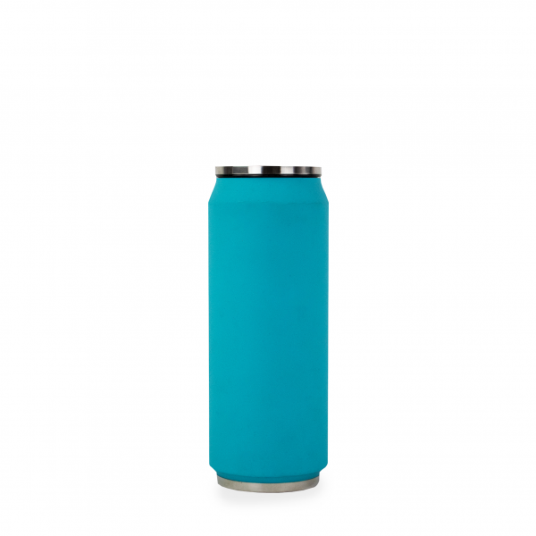 YOKO DESIGN - Vente Gourde/bouteille isotherme - Gourde isotherme 500 ml bleu turquoise, toucher doux0