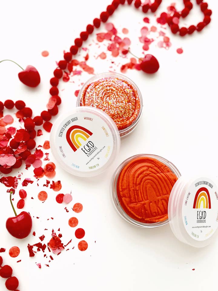 Red KidDough - 4 oz for wholesale by Earth Grown KidDoughs (KidDoughs by EGKD)