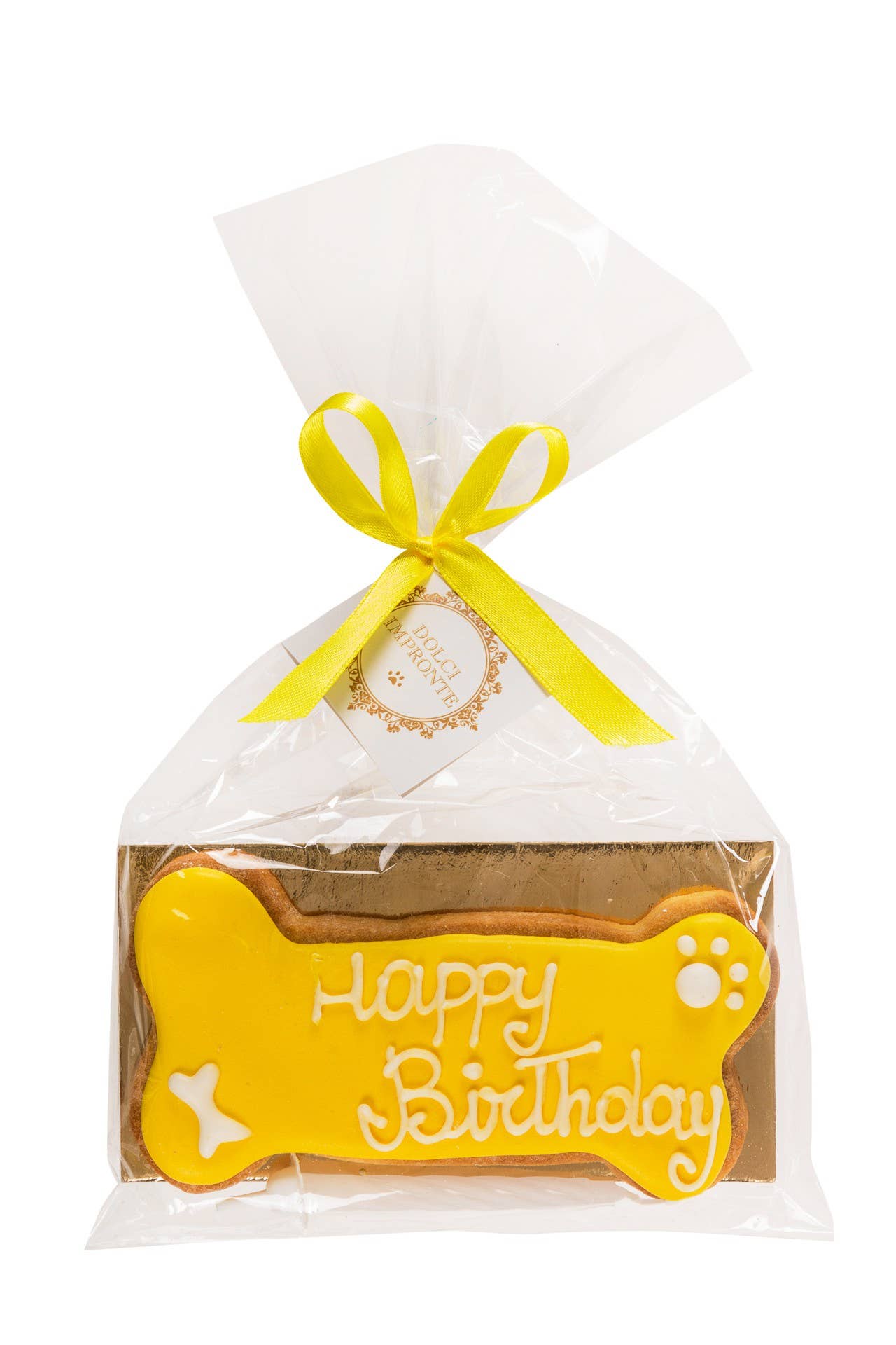 Fifty Srl - Dolci Impronte The Italian Pet Pastry - Wholesale Pet Treats - Dog - Sweet Imprints - Birthday Bone - 85 g - Various Colors1
